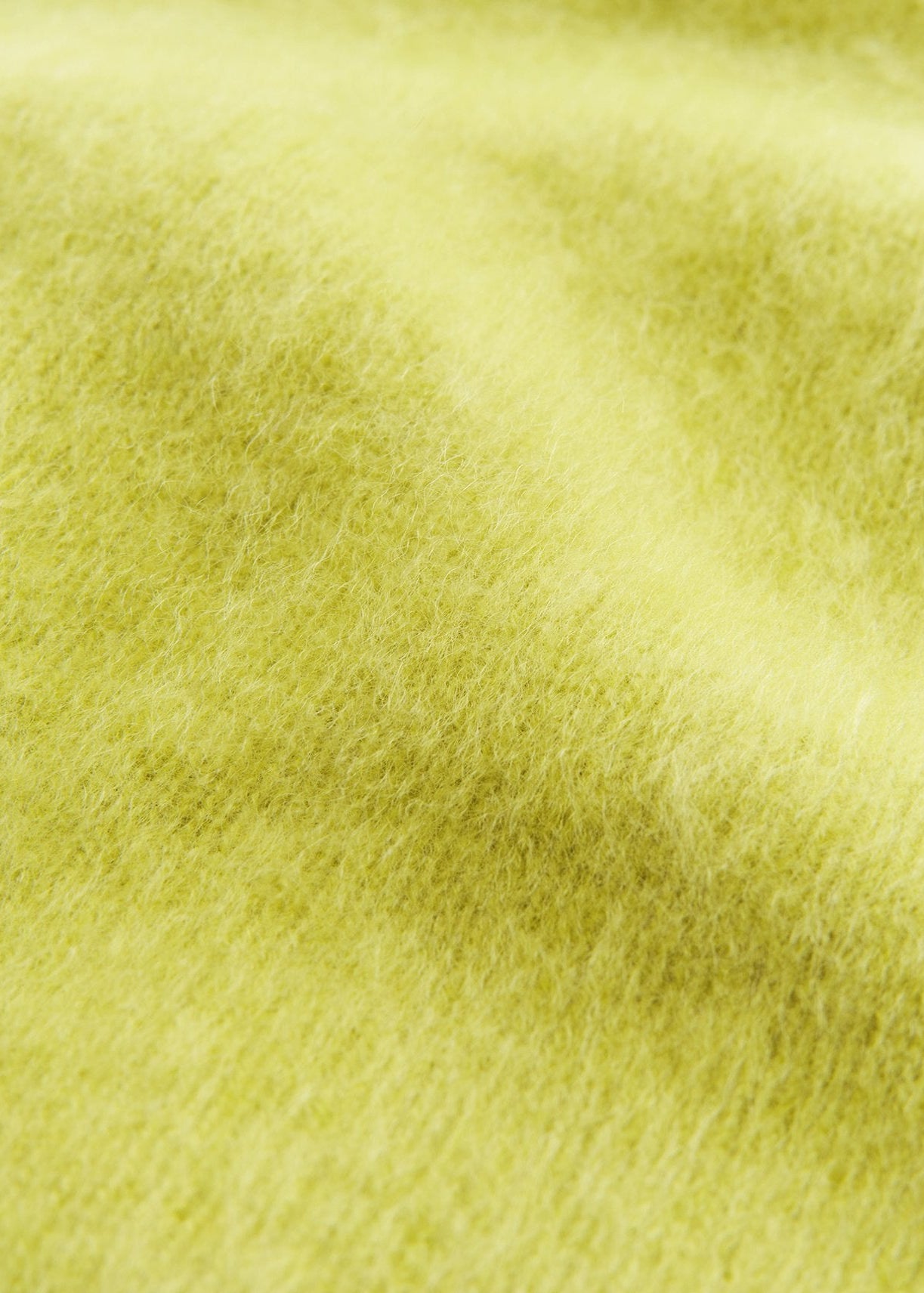 Lime Brushed Cashmere Singlet