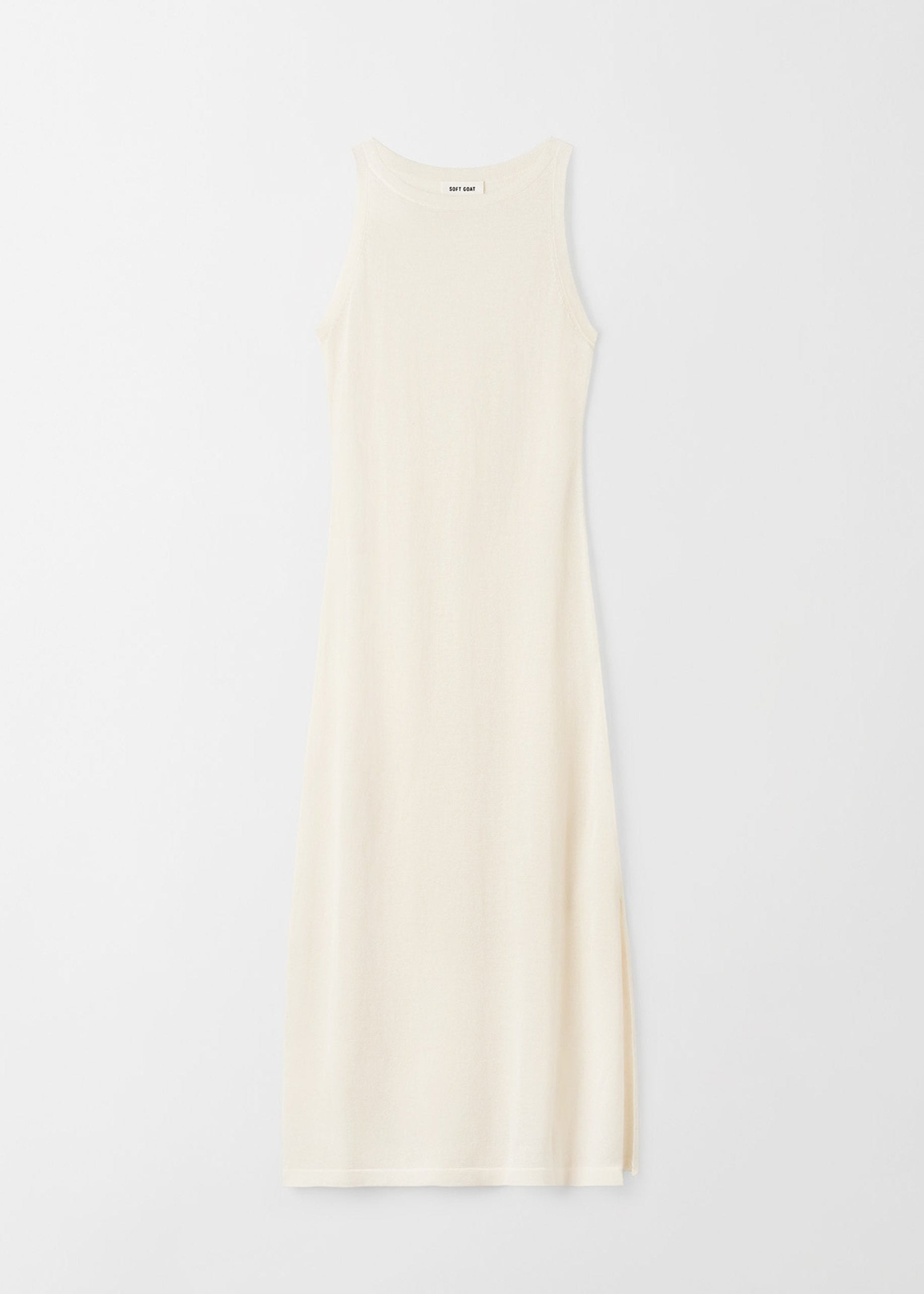 The Feather White Cashmere Summer Dress