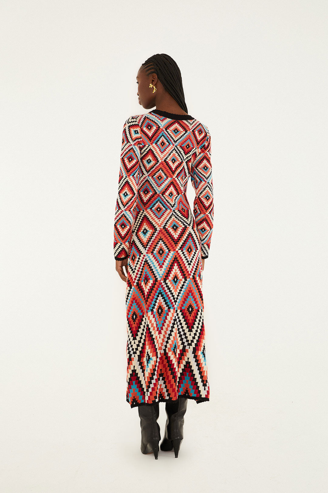 PRETTI KNIT MIDI DRESS