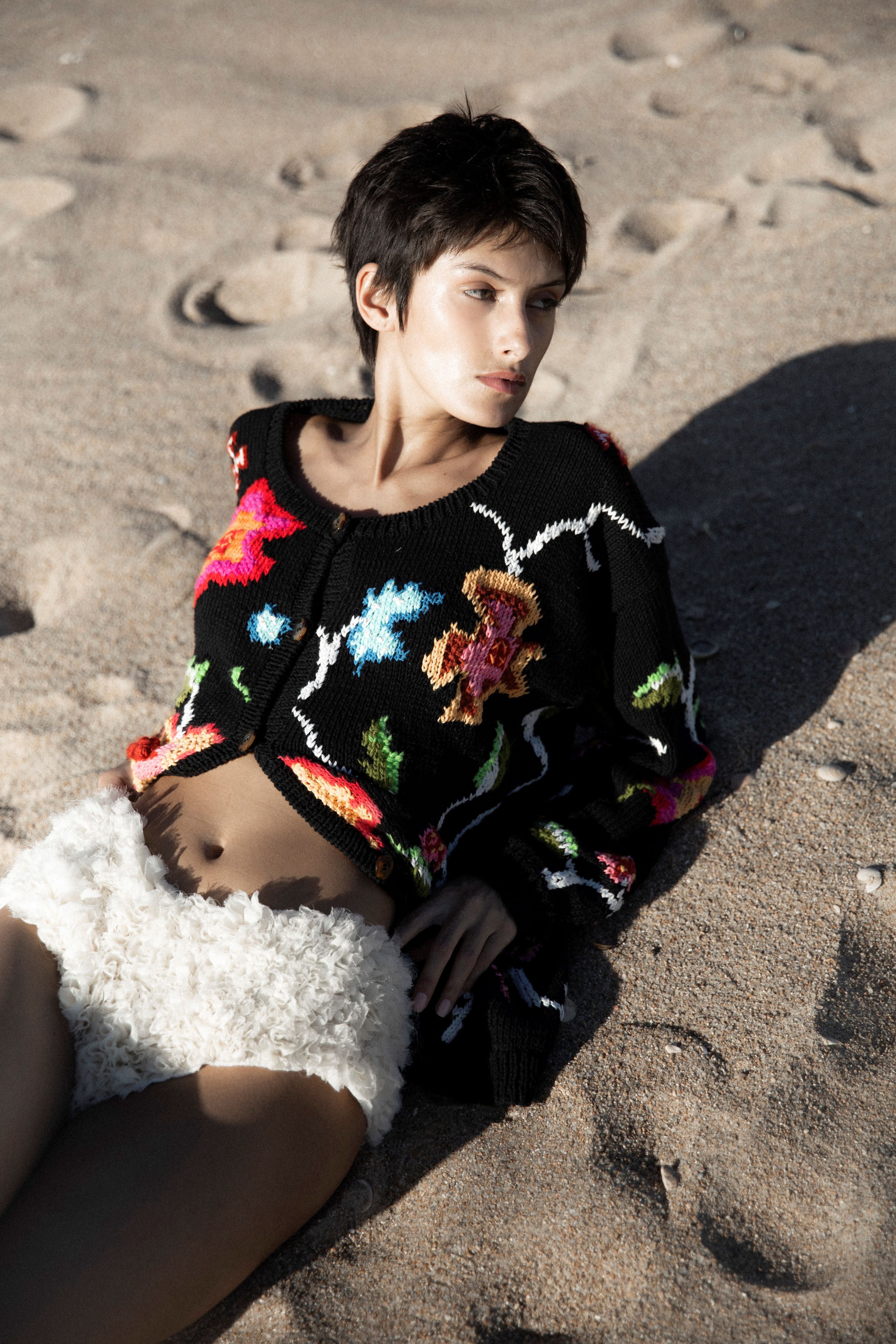 Bimba Hand Embroidered Cardigan