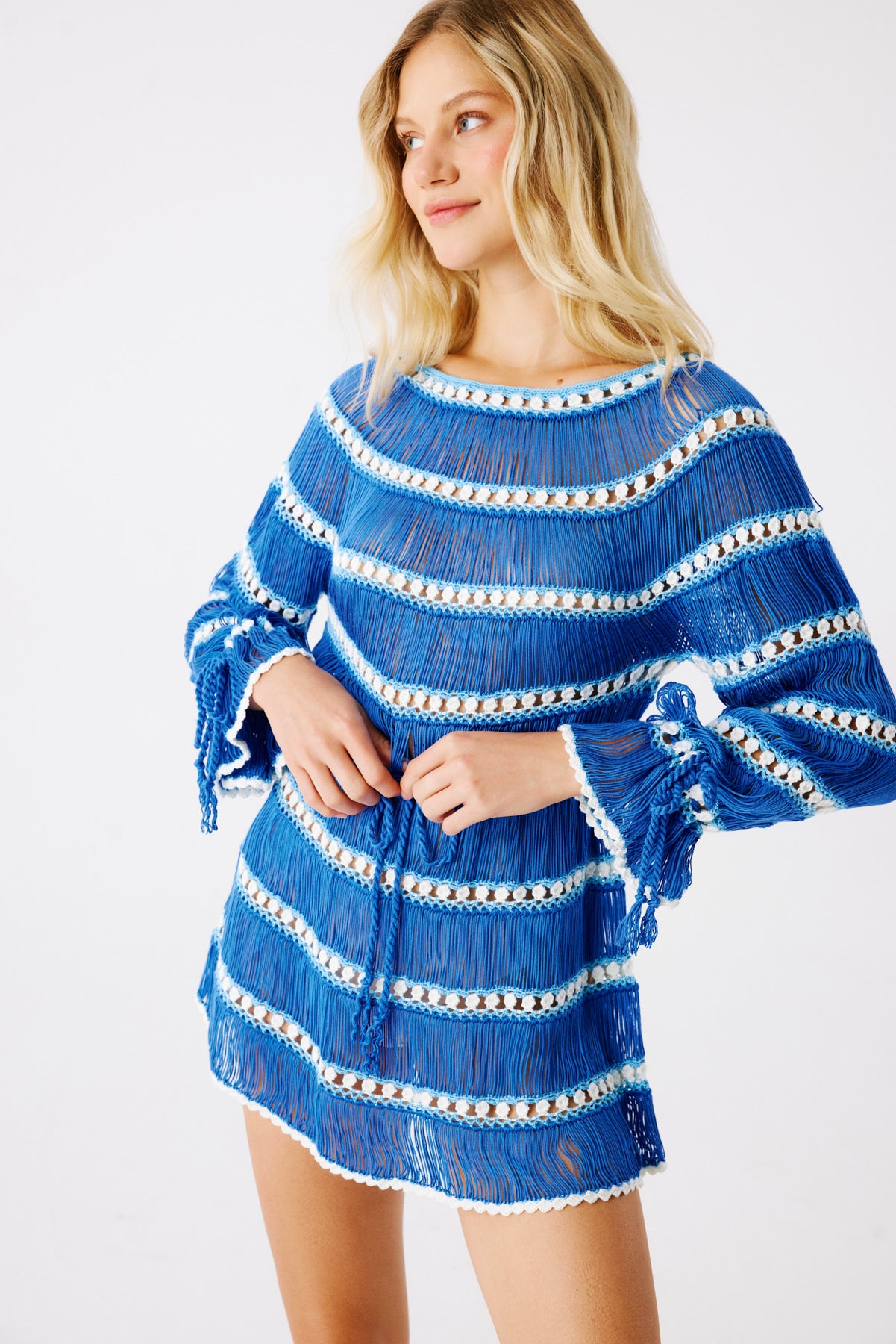 Bonbon Hand-Crocheted Swing Dress