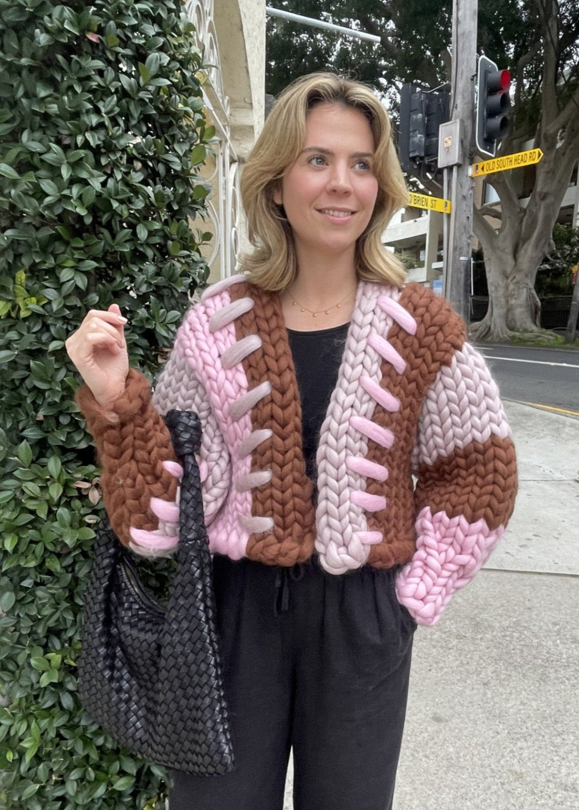 Bruna Colossal Hand-Knit Cardigan