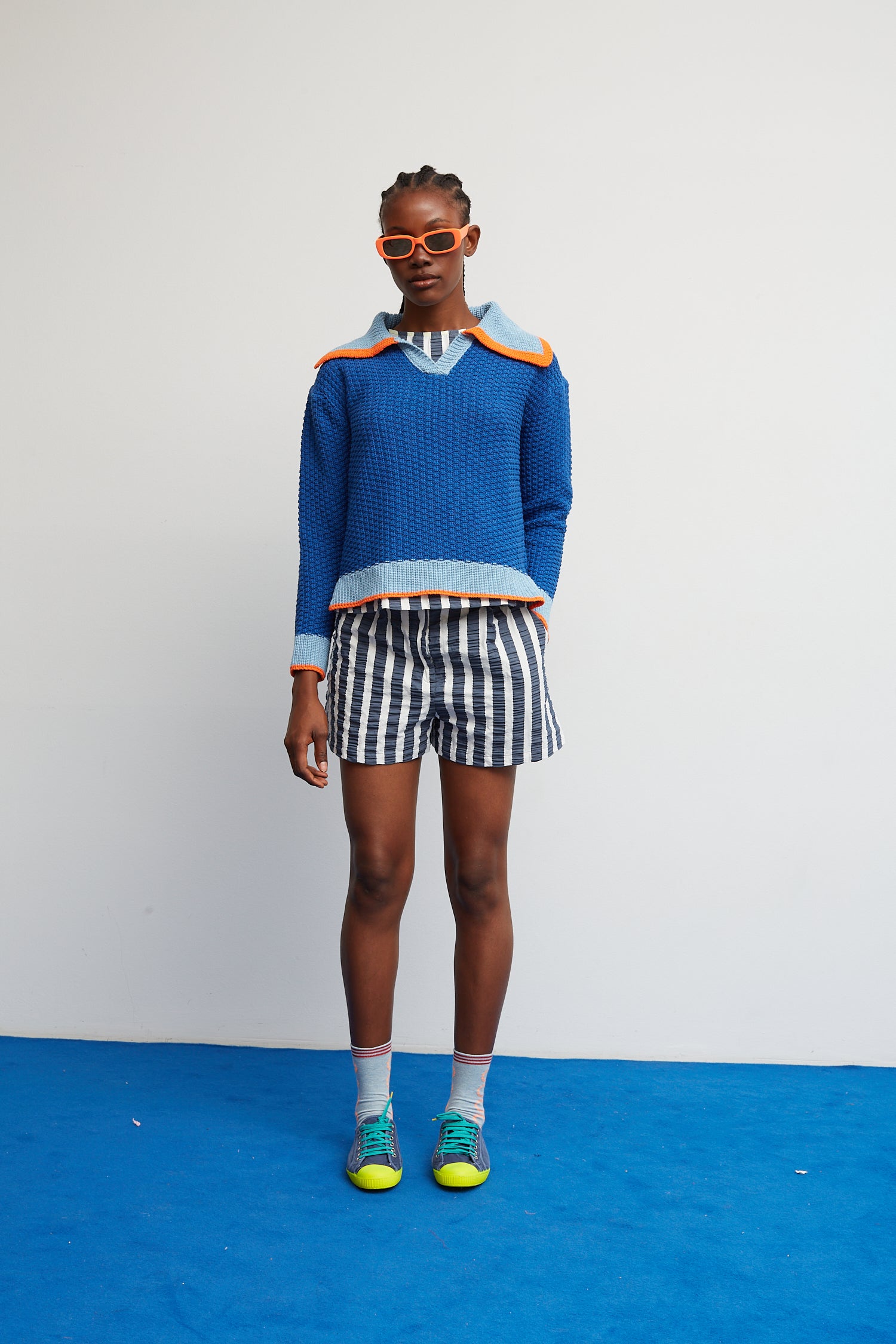 Dr Bloom Azul Match Sweater