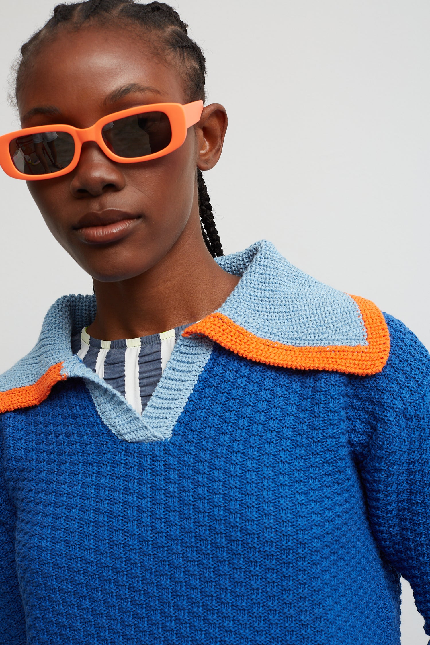 Dr Bloom Azul Match Sweater