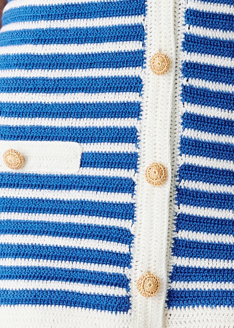 Loulou Hand-Crocheted Cardigan