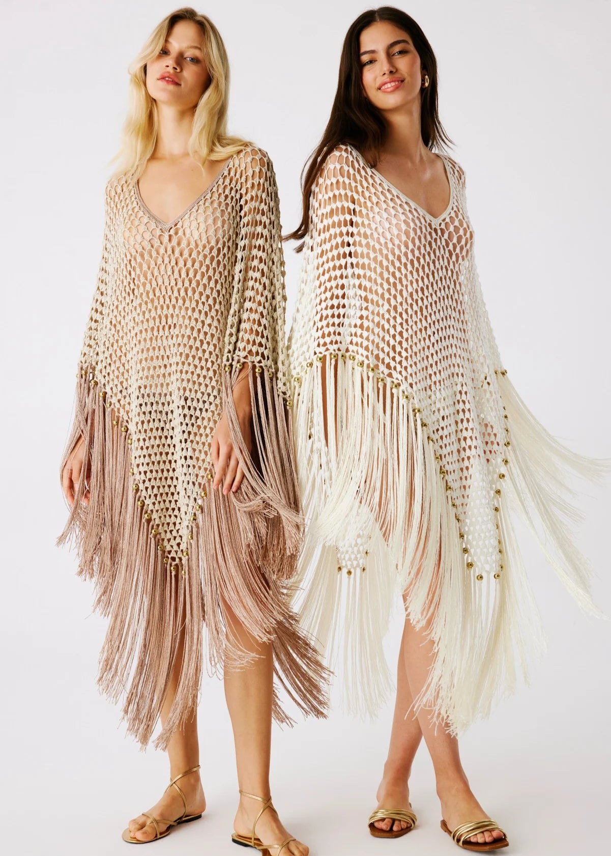 Lumina Hand-Crocheted Tunic Caftan