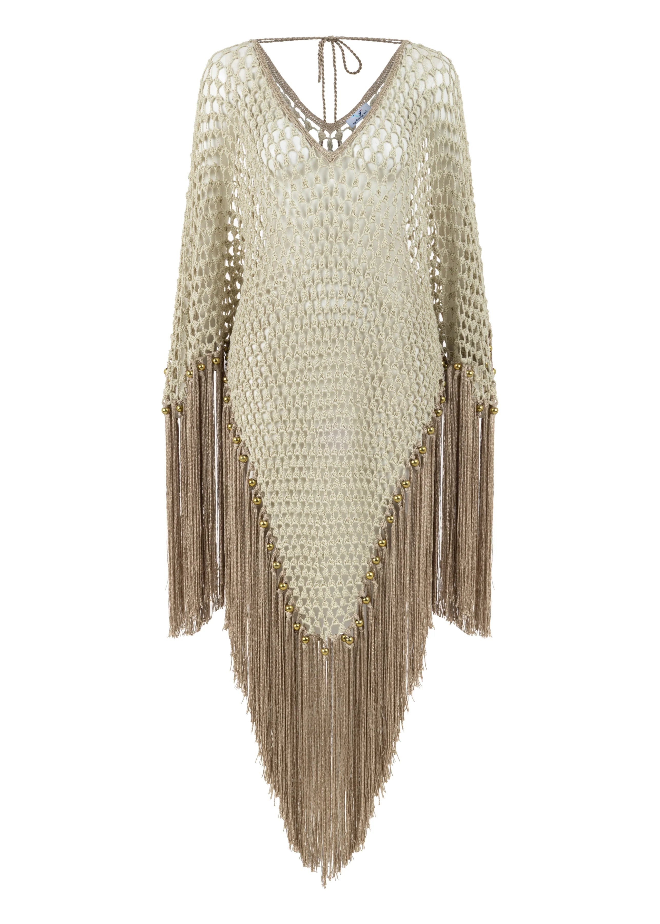 Lumina Hand-Crocheted Tunic Caftan