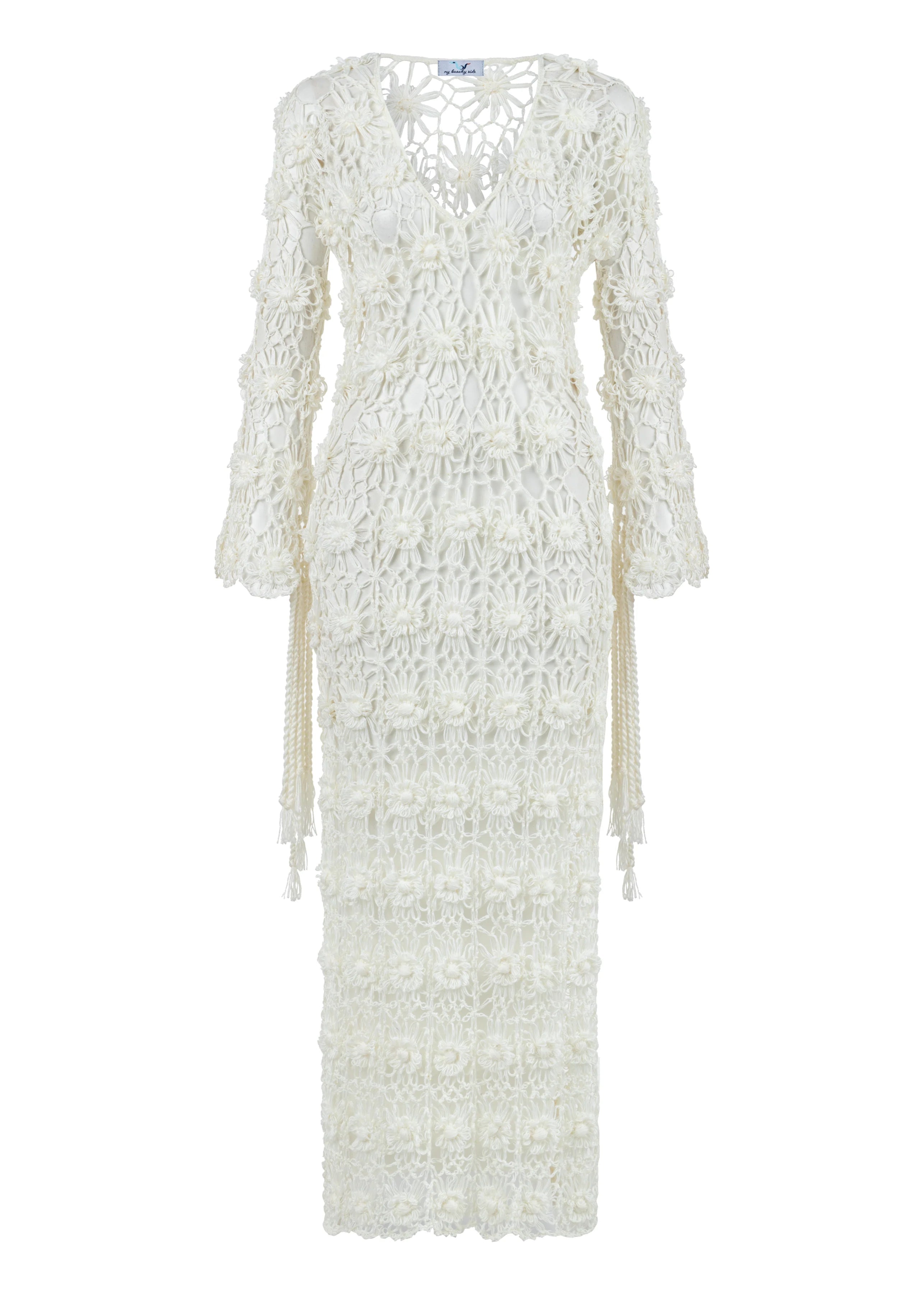 Luna Hand-Crocheted Caftan Dress