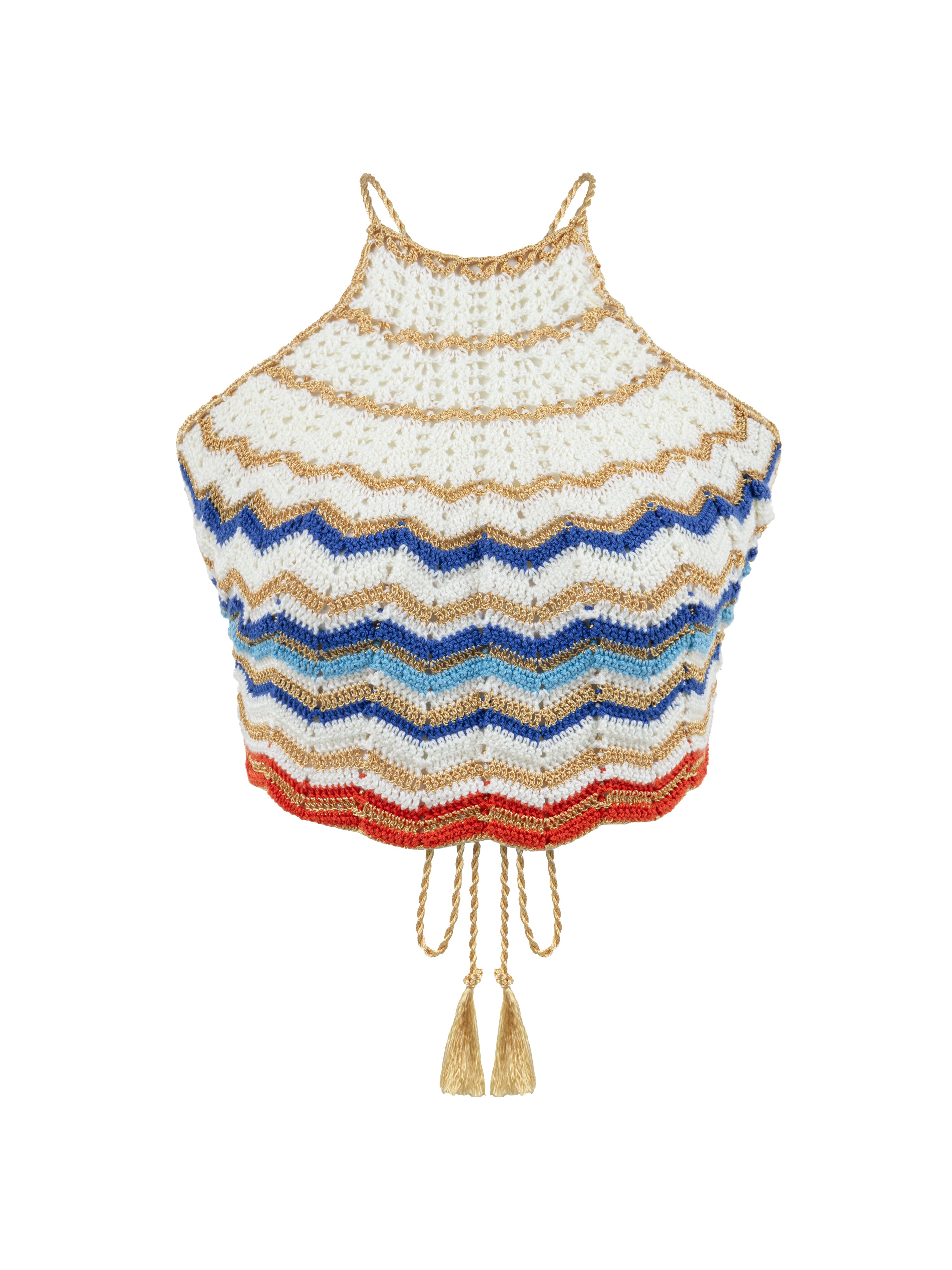 Regina Hand-Crocheted Halter Top