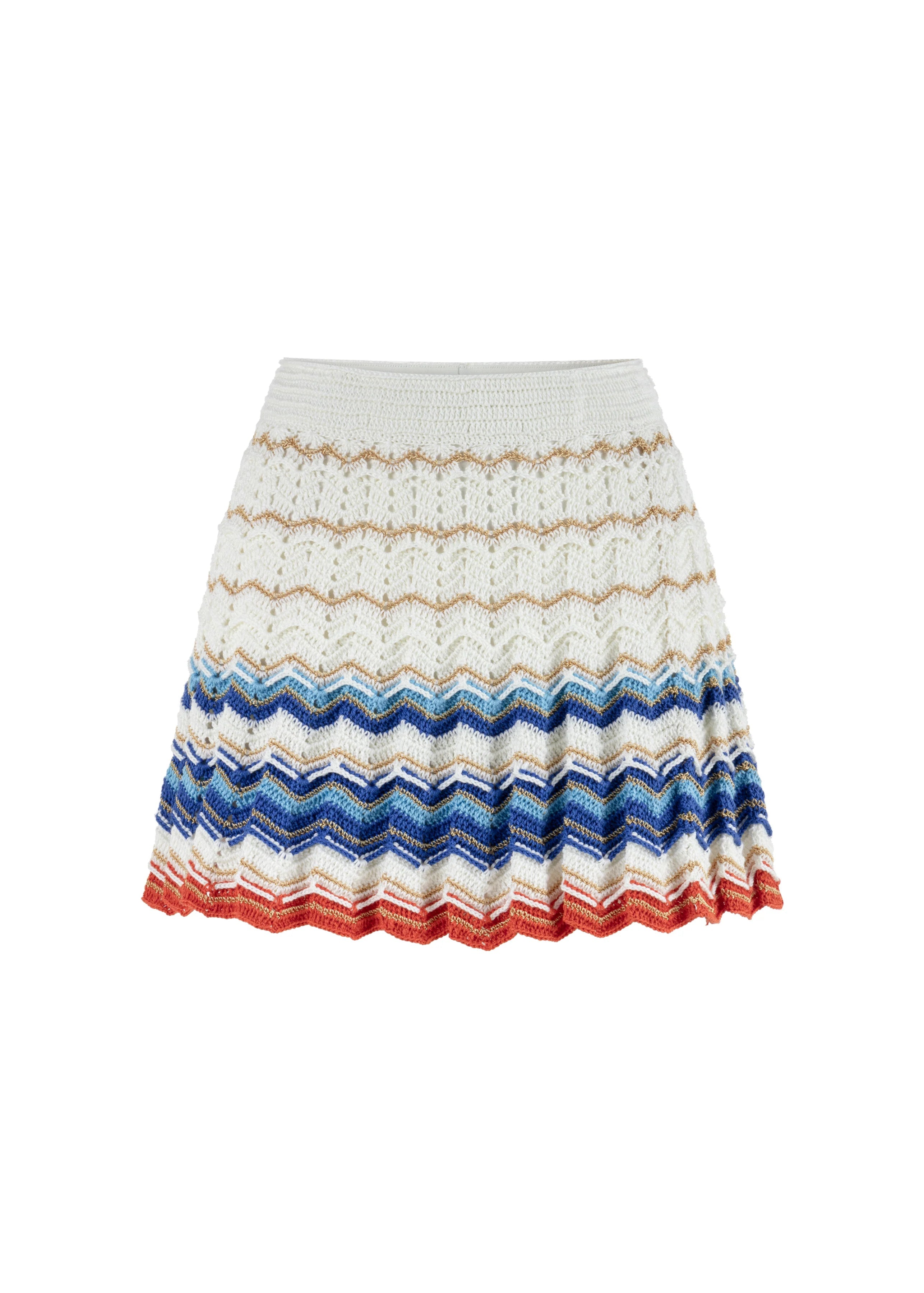 Regina Hand-Crocheted Mini Skirt