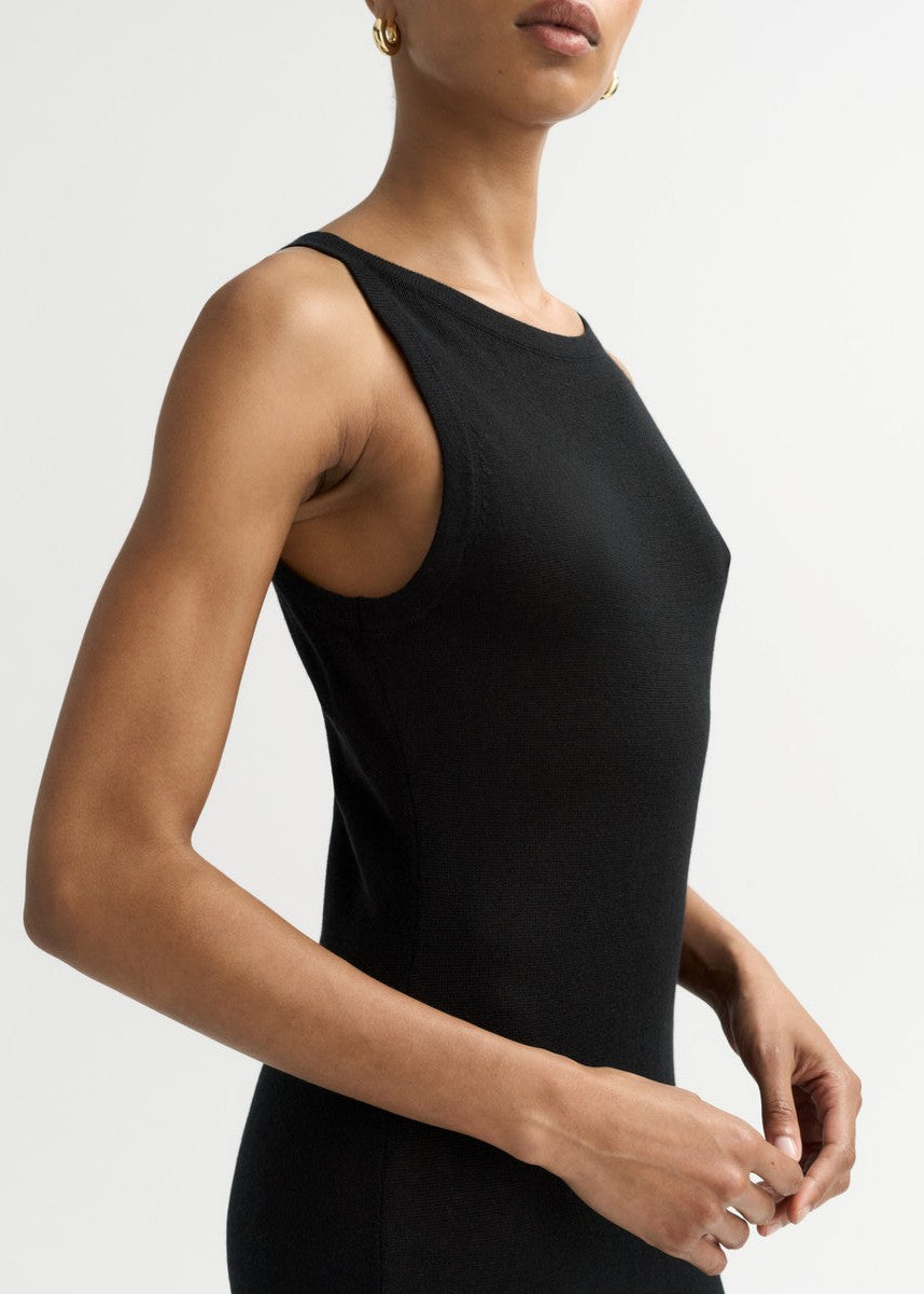 The Black Cashmere Summer Dress