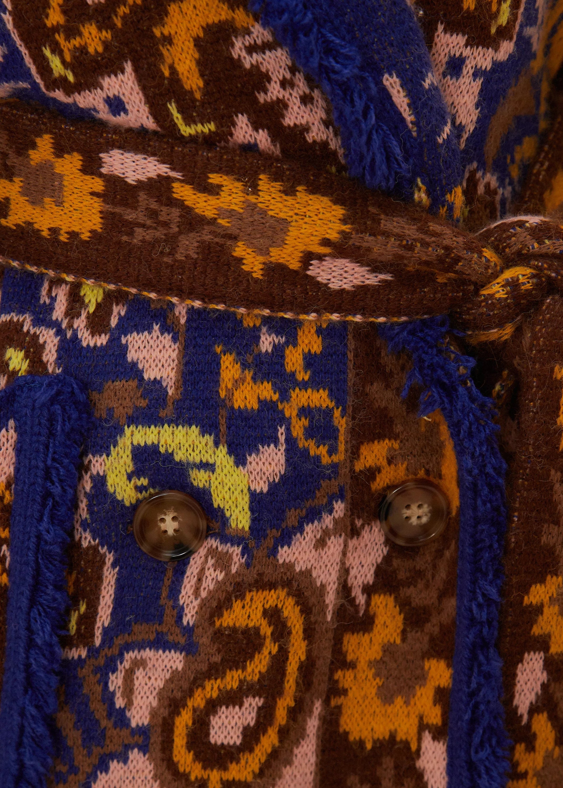 Glam Tapestry Knit Blazer