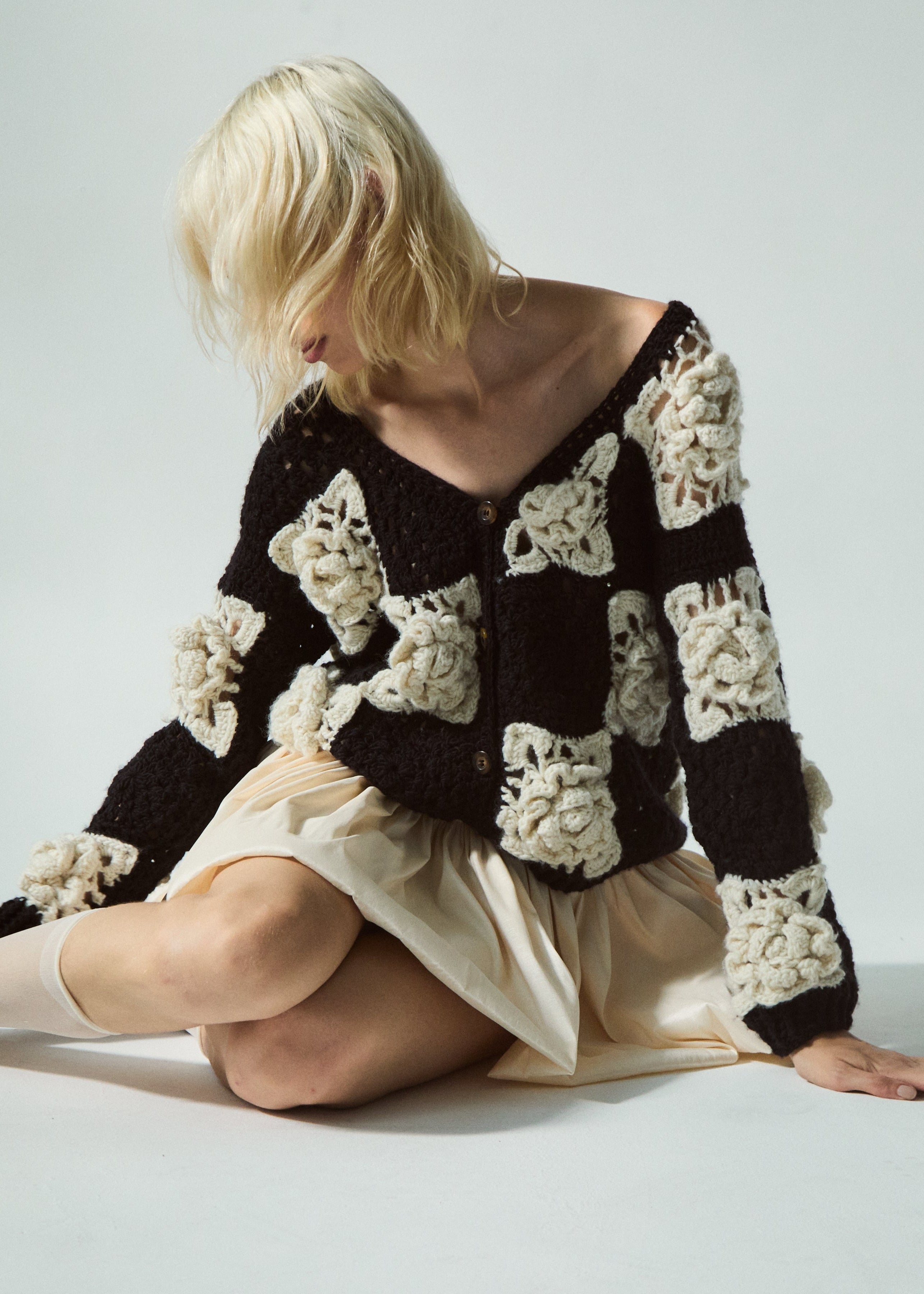 Belinda Hand-Crochet Cardigan