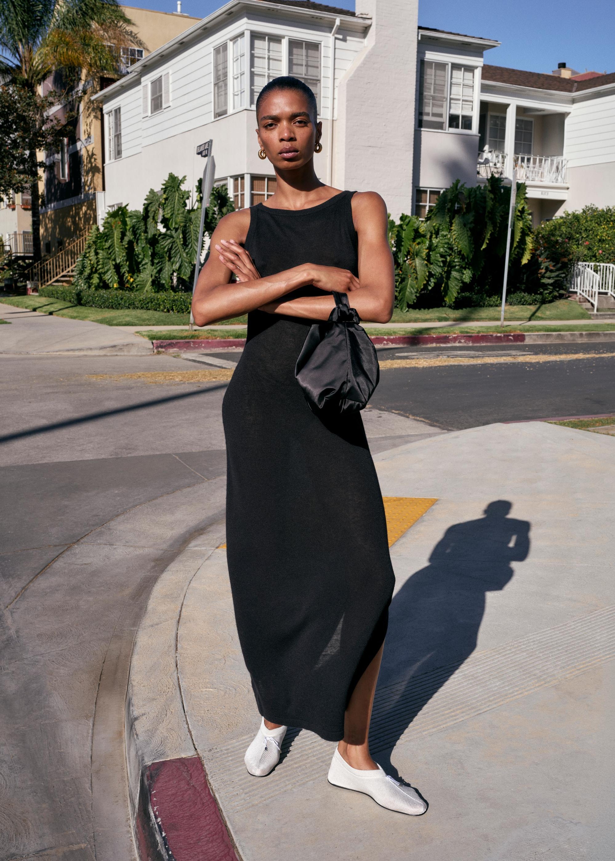 The Black Cashmere Summer Dress