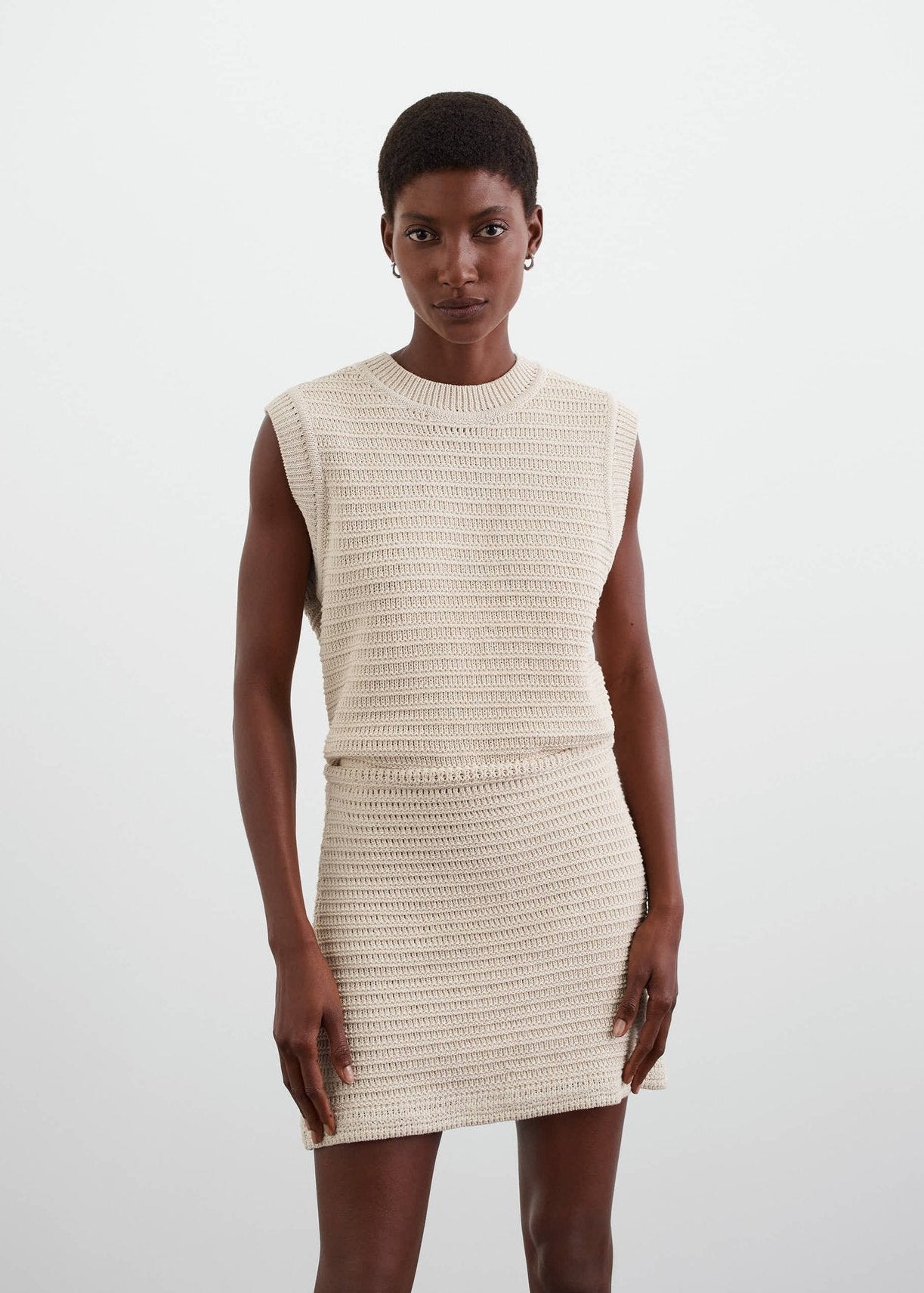 Hand-Crochet Mini Skirt