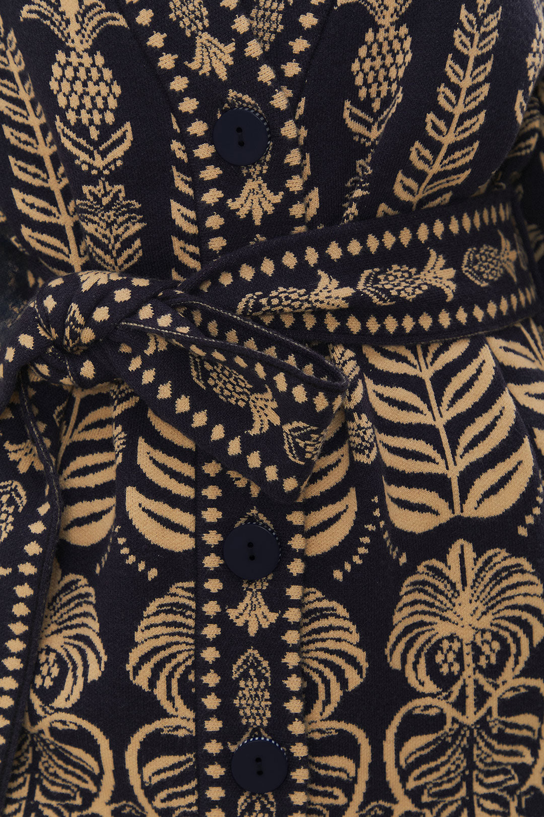 AINIKA TROPICAL SPLENDOR KNIT CARDIGAN