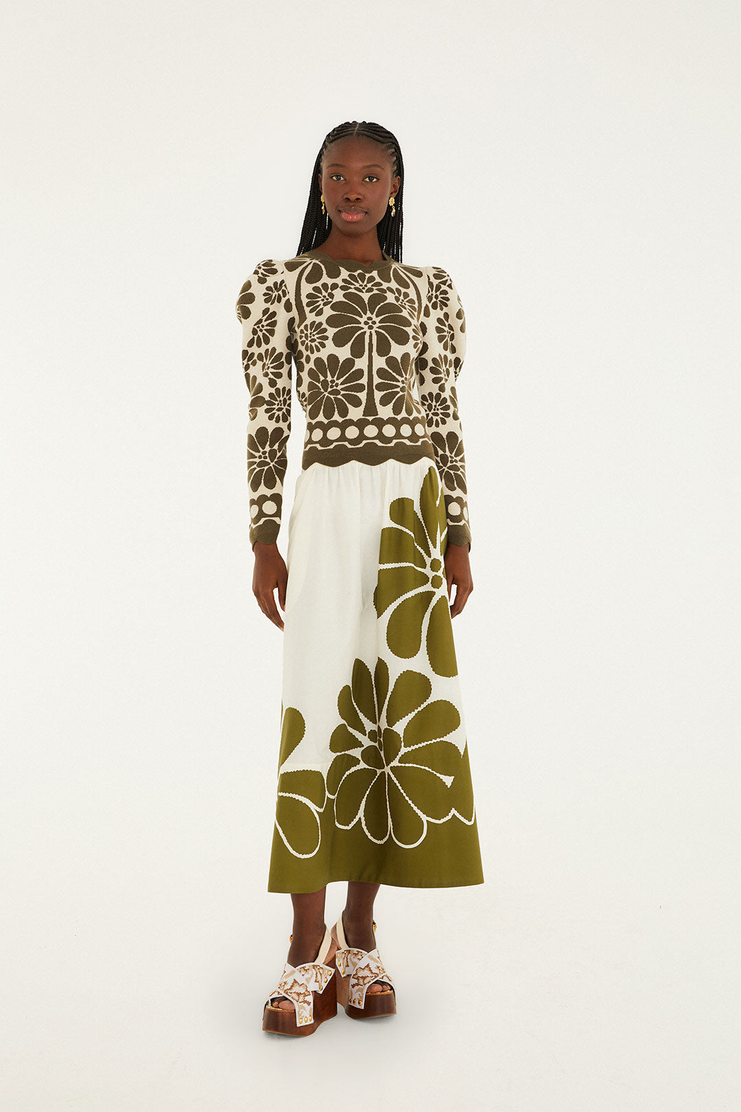 PALERMO GREEN KNIT TOP