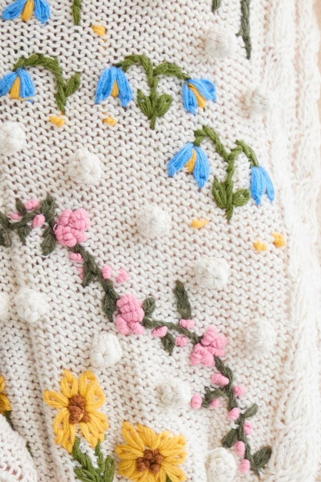 Azmina Hand-Embroidered Cardigan