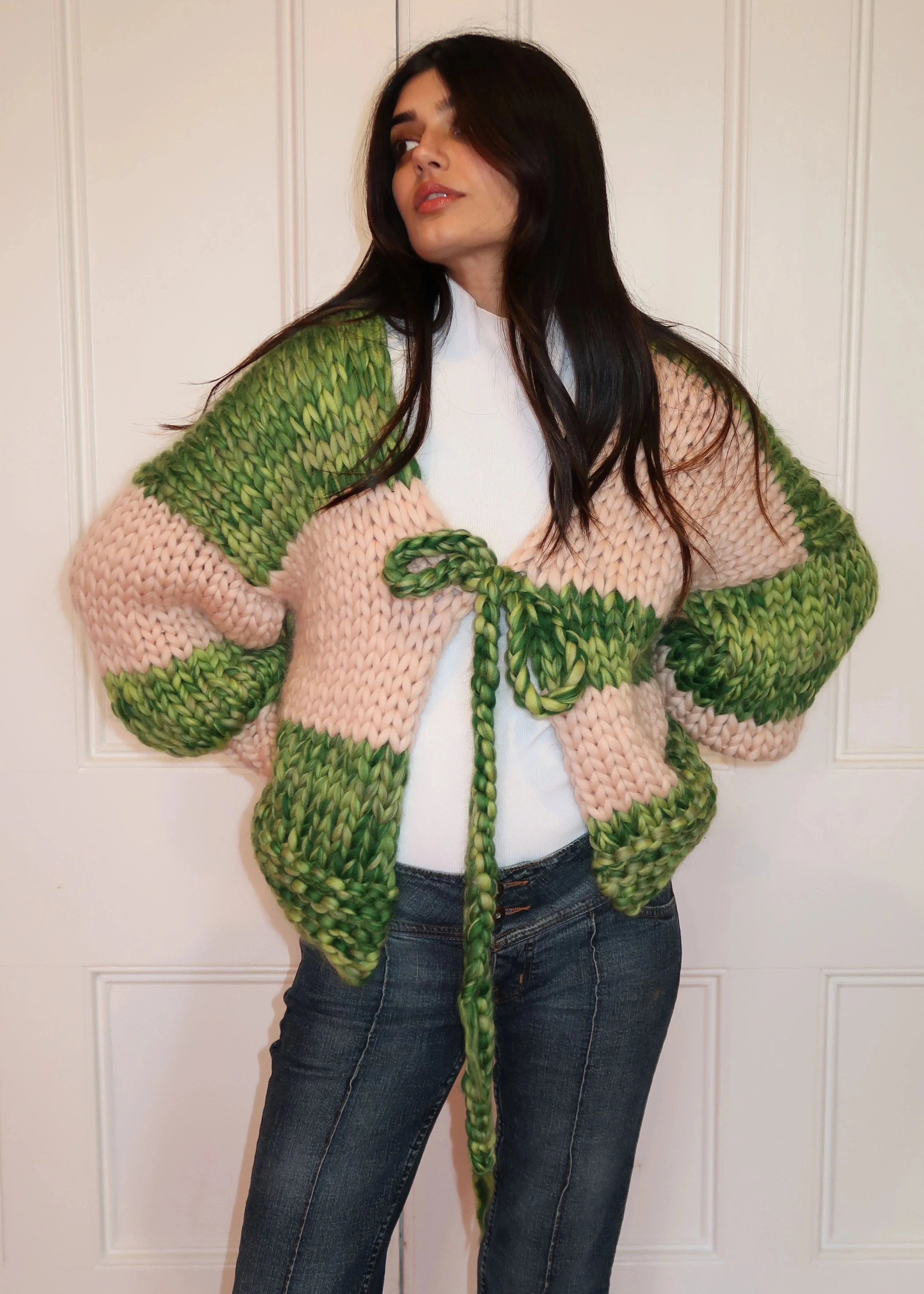 Willow Colossal Hand-Knit Cardigan
