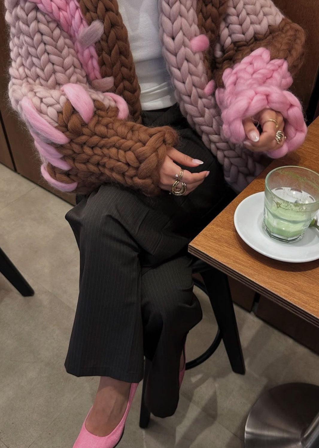 Bruna Colossal Hand-Knit Cardigan