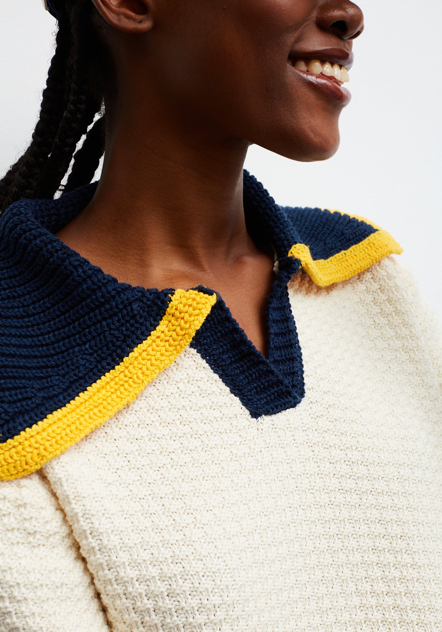 Dr Bloom Ecru Match Sweater