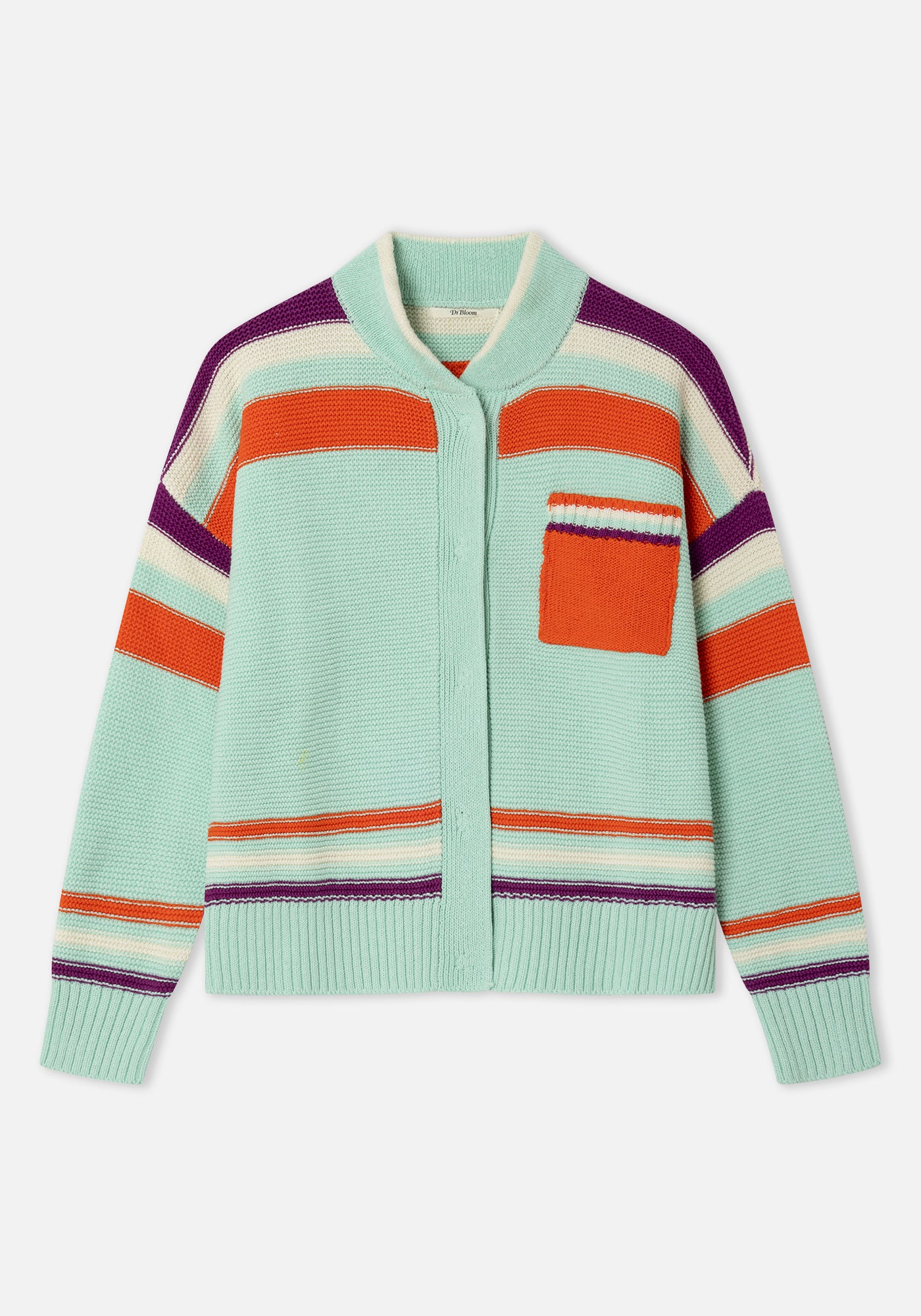 Dr Bloom Mint Jersey Tennis Cardigan