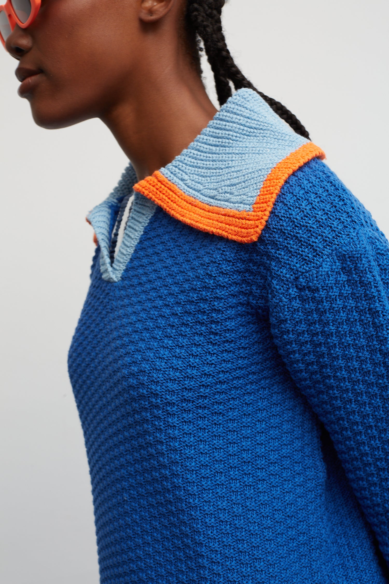 Dr Bloom Azul Match Sweater