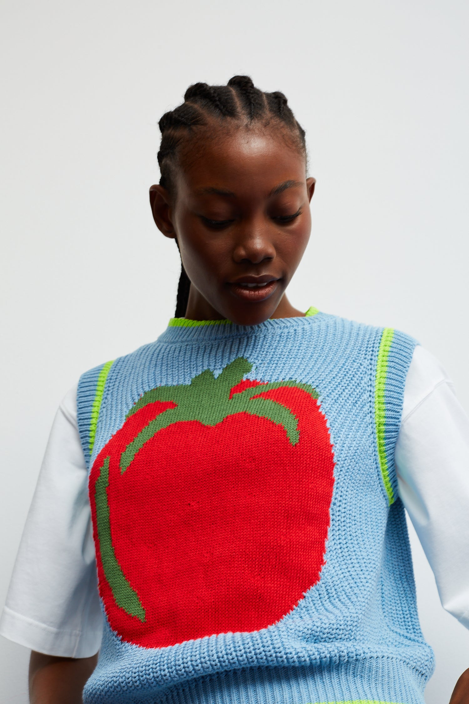 Dr Bloom Pomodoro Vest Sweater