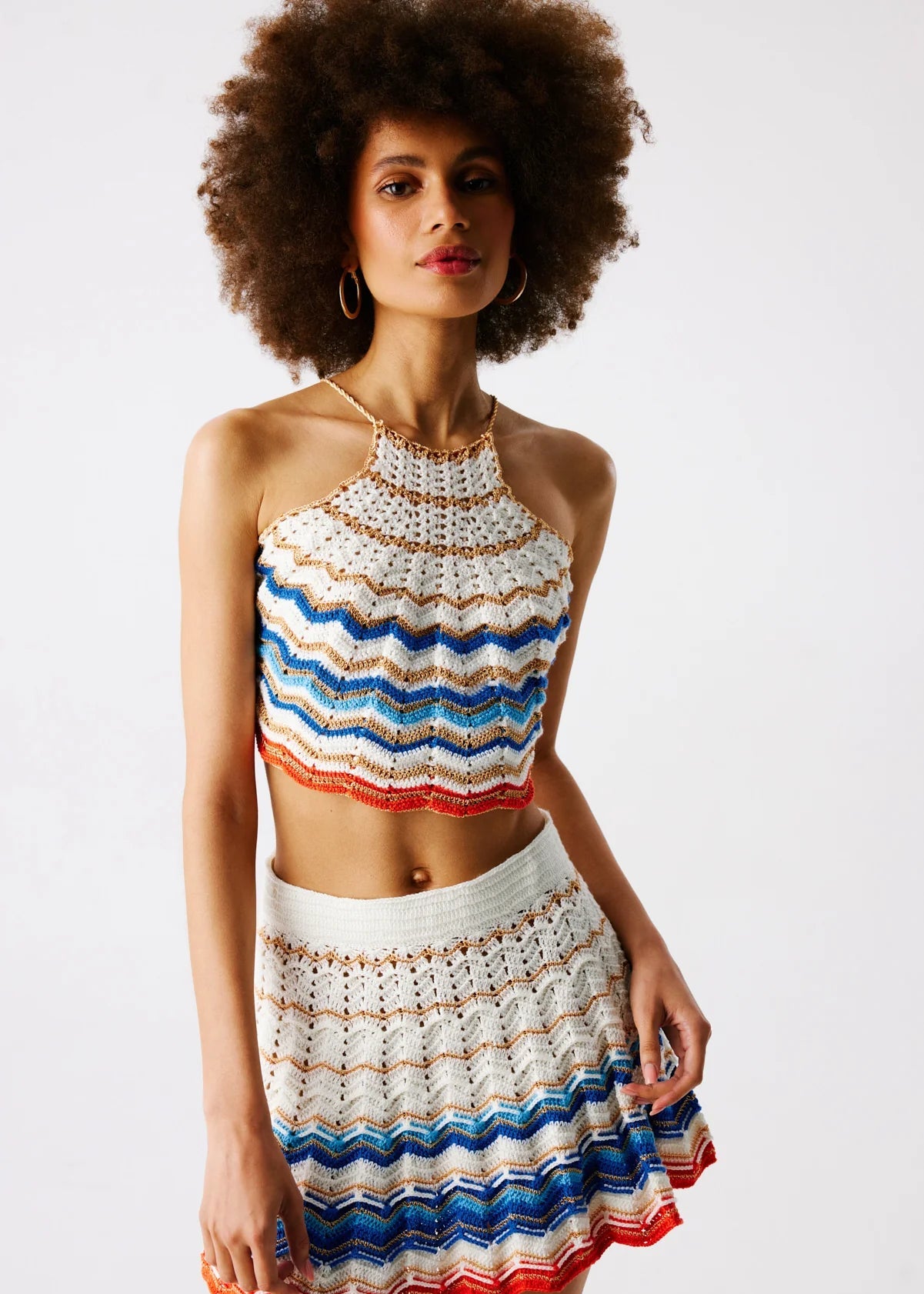 Regina Hand-Crocheted Halter Top