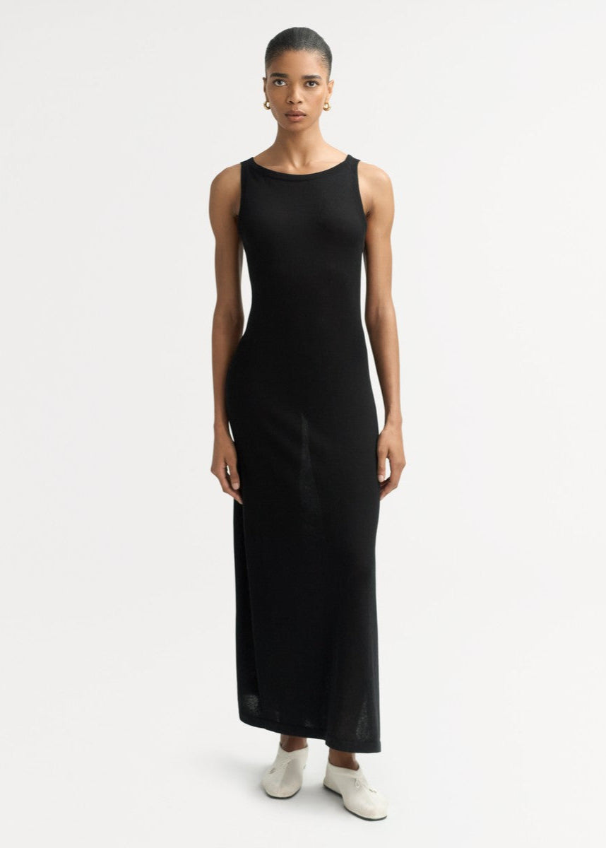 The Black Cashmere Summer Dress