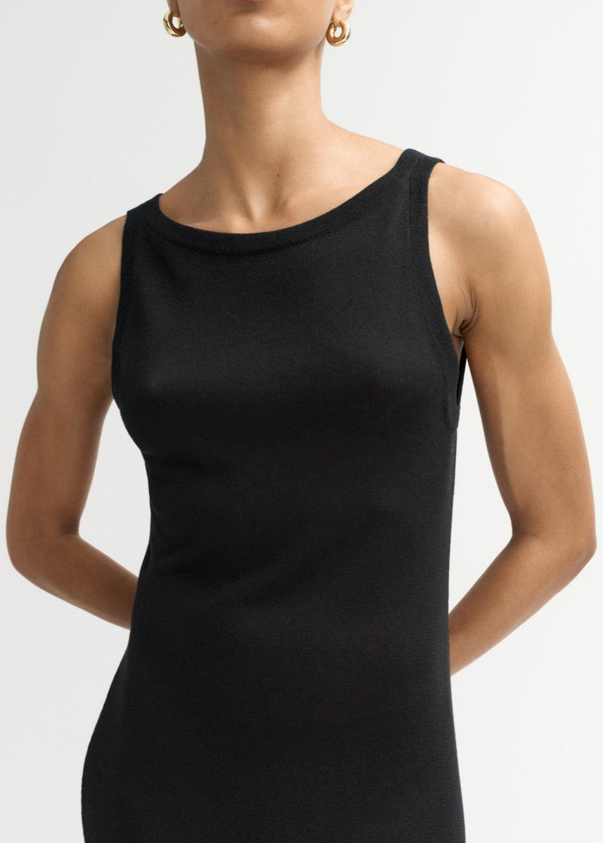 The Black Cashmere Summer Dress