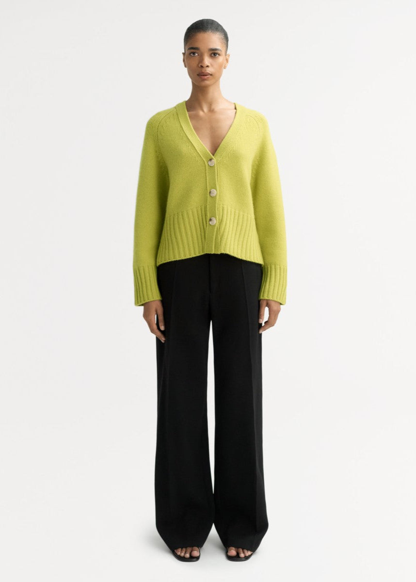 Chunky Cashmere V-Neck Cardigan