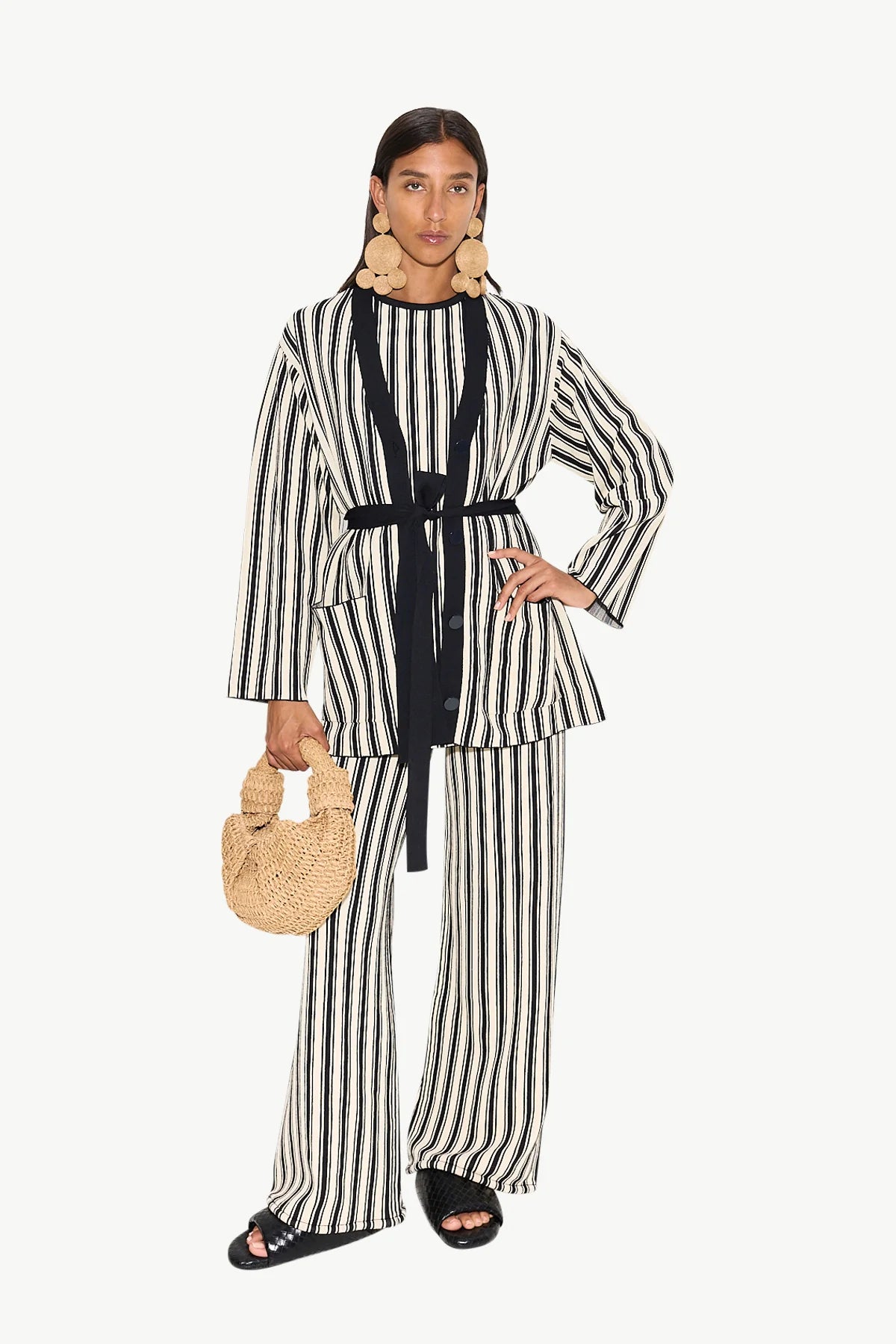 Max Belted Knit Cardigan