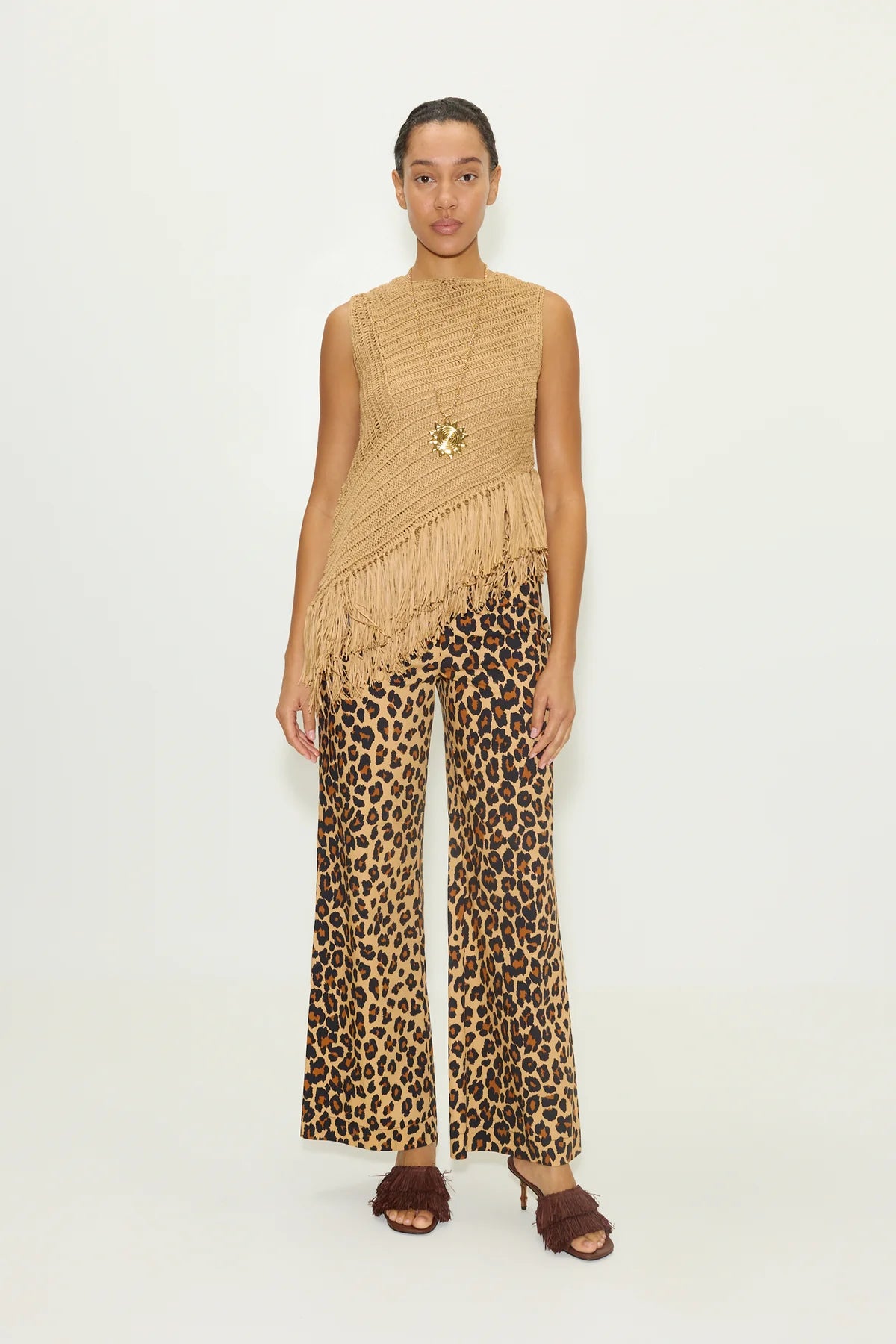 Beja Raffia Crochet Top
