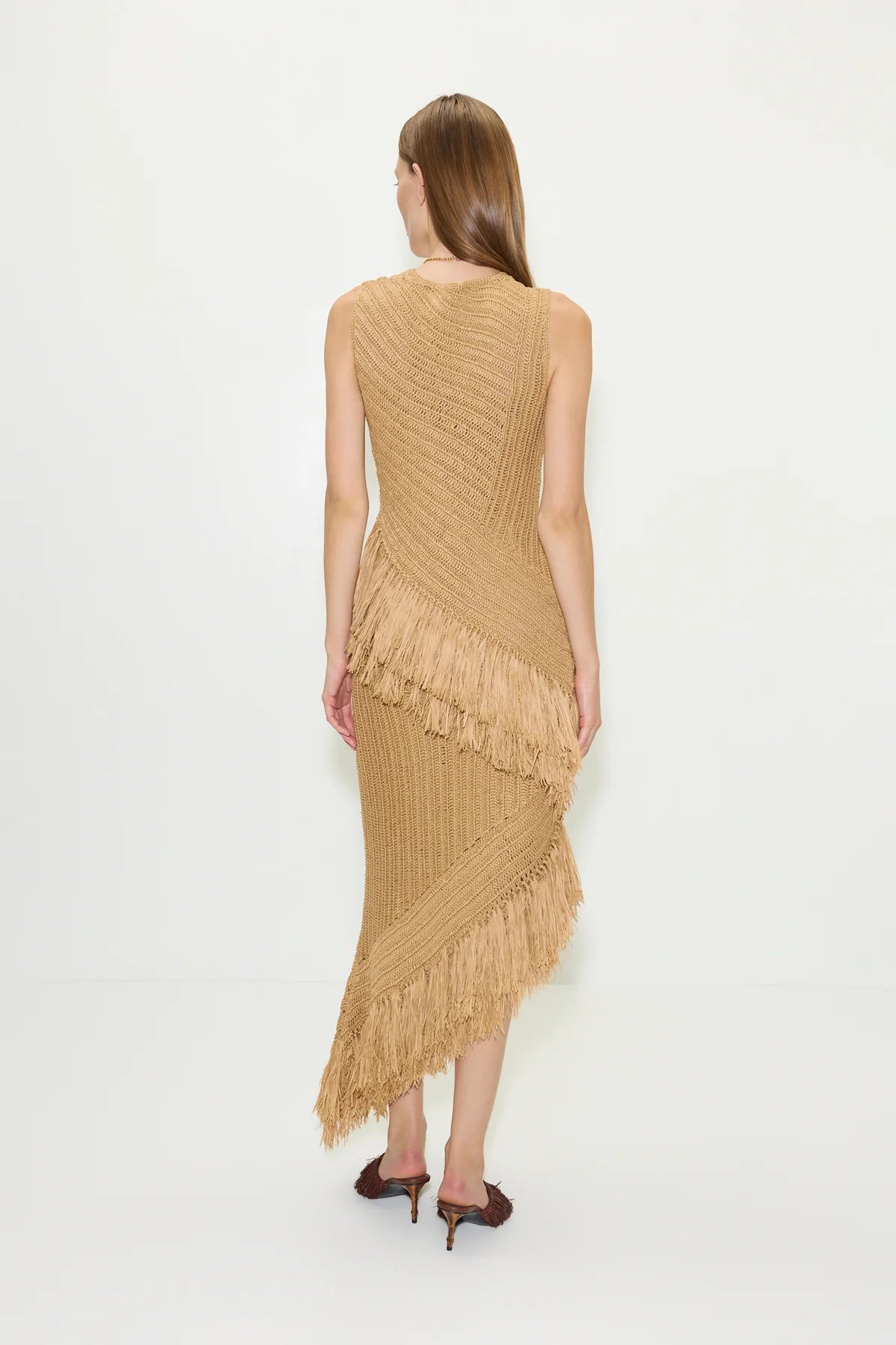 Beja Raffia Crochet Dress